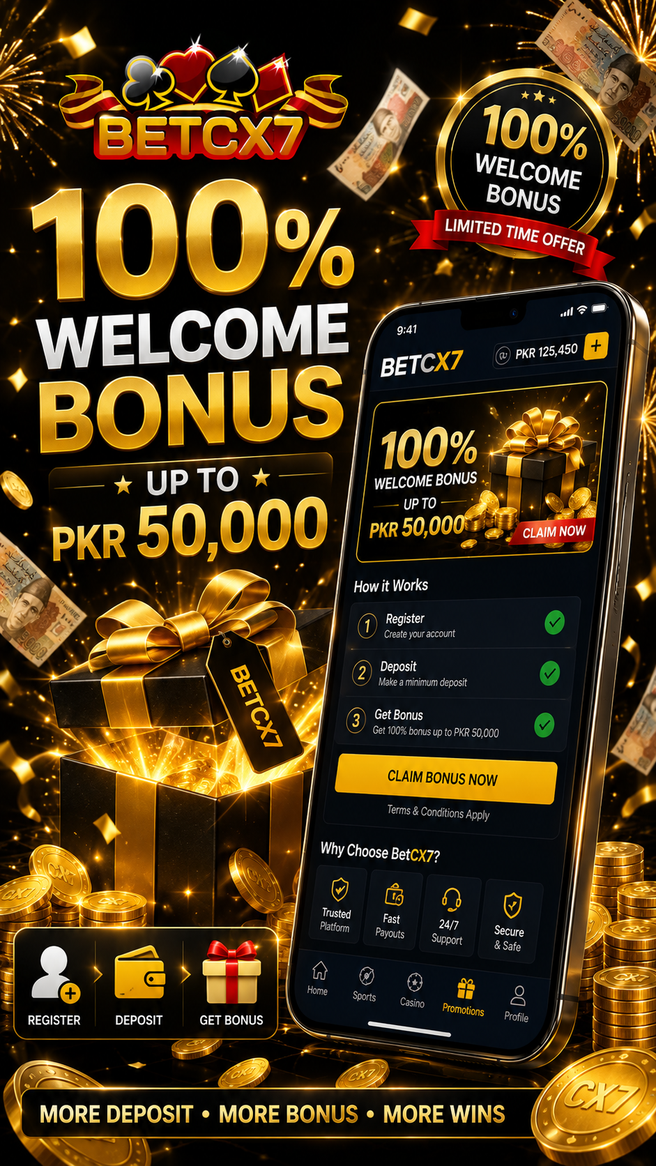 Welcome bonus preview